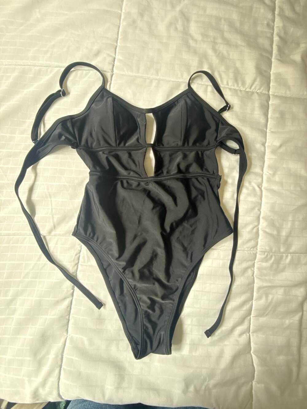 Target Women's Cutout One Piece Swimsuit Size S Black